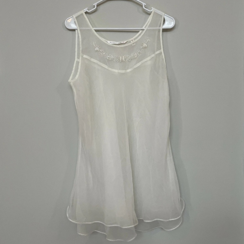 Vintage Victoria’s Secret Sheer White Slip